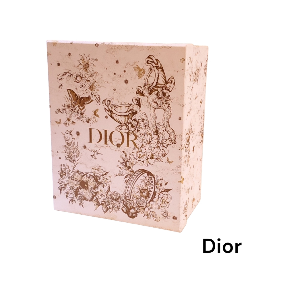 Dior Gift Box Holiday Edition Medium White and Gold Constellations Butterflies